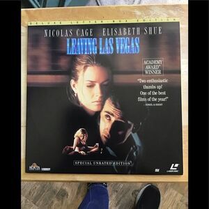 Leaving Las Vegas, good condition, Laser Disc Movie